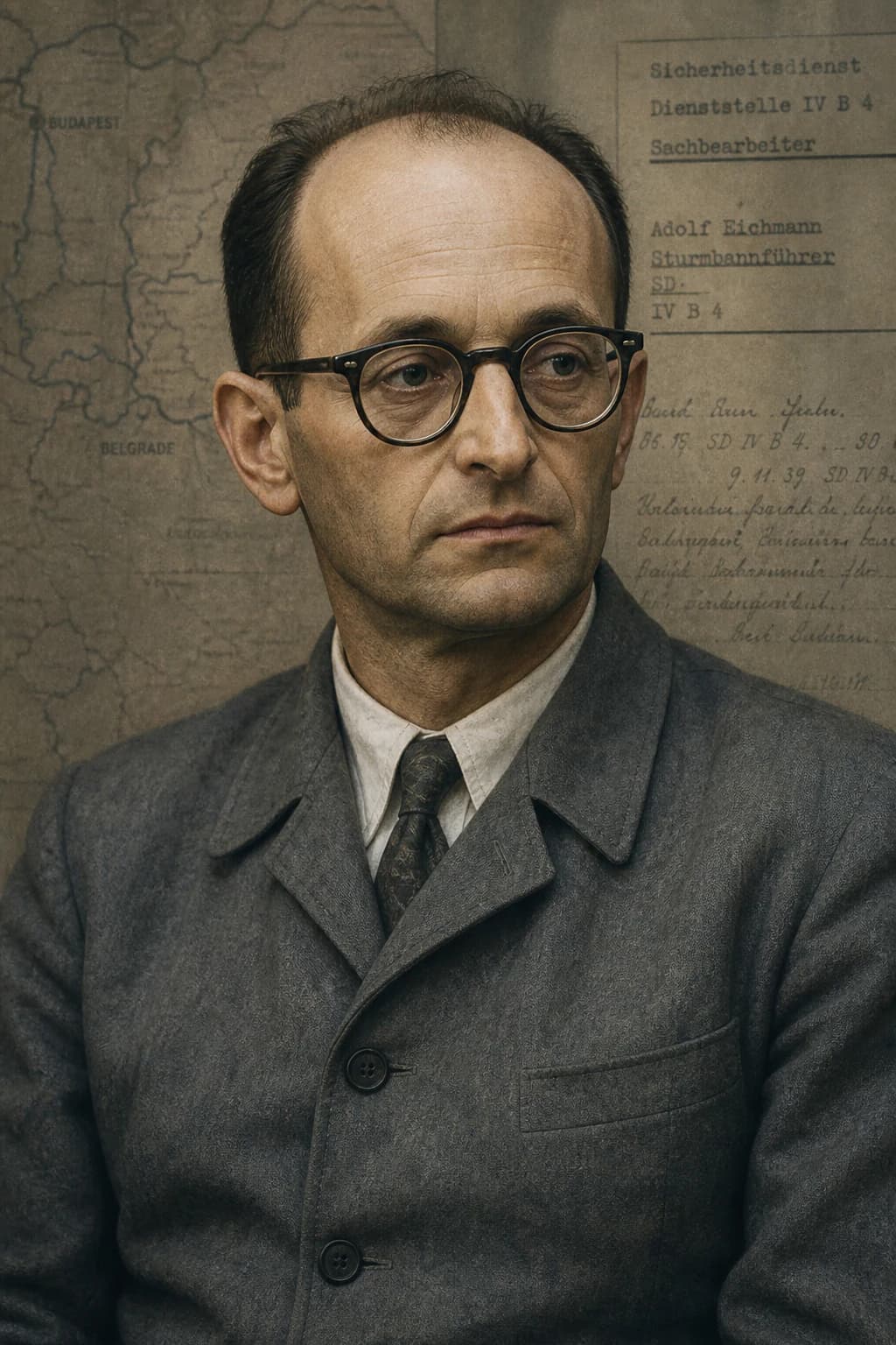 Portrait of Adolf Eichmann