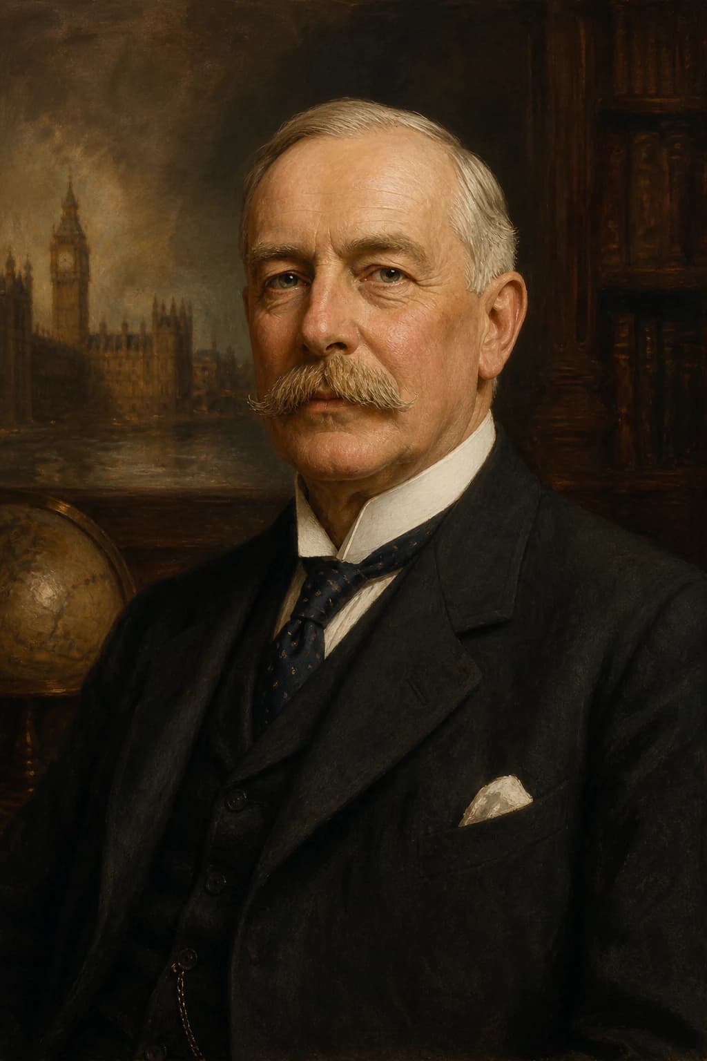 AI-generated portrait of Alfred Milner