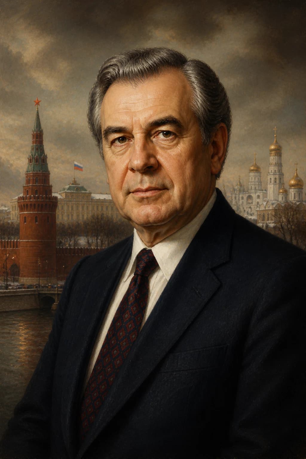 Portrait of Anatoly Dobrynin in formal diplomatic attire