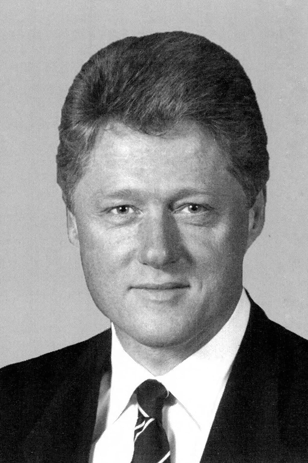 Official portrait photograph of Bill Clinton