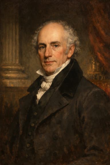 AI-generated portrait of Earl Grey in formal Regency-era attire