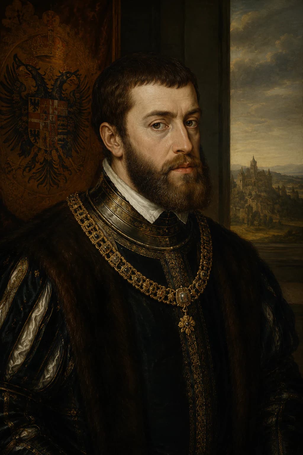 Portrait of Charles V in Habsburg court dress