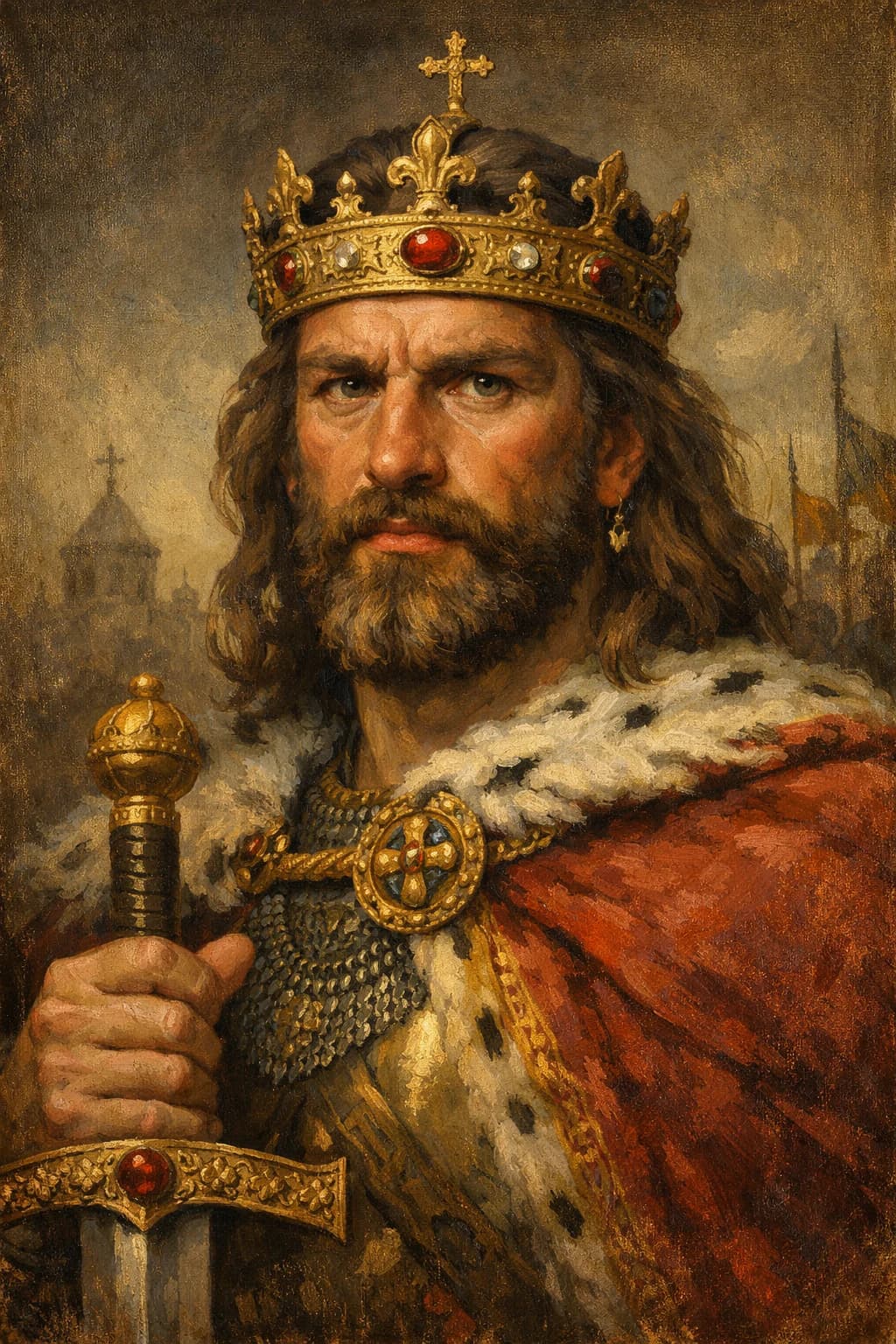 Portrait of Clovis I