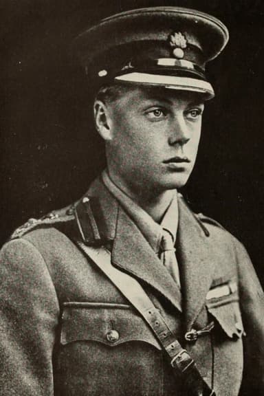 Portrait photograph of Edward VIII