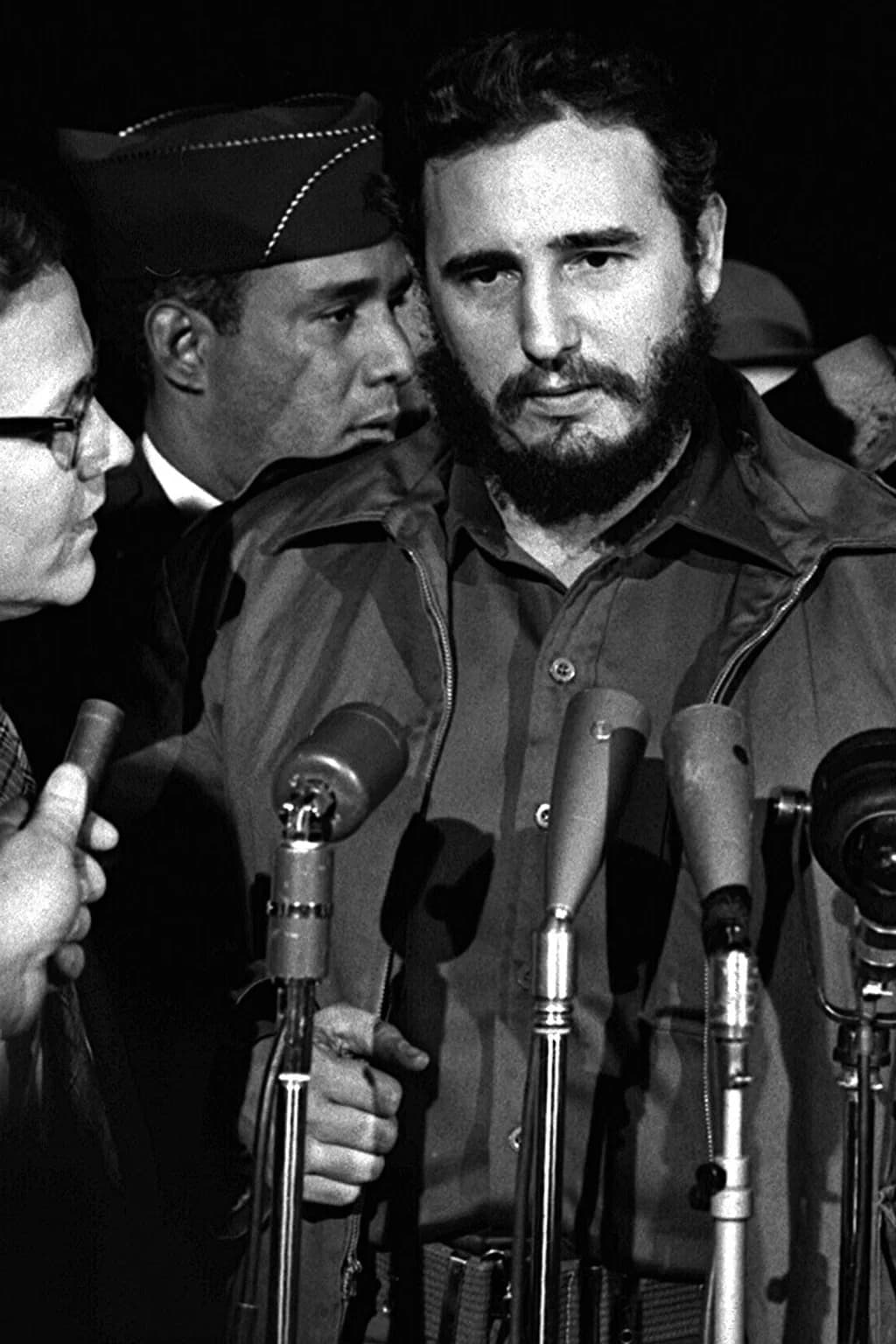 Portrait photograph of Fidel Castro
