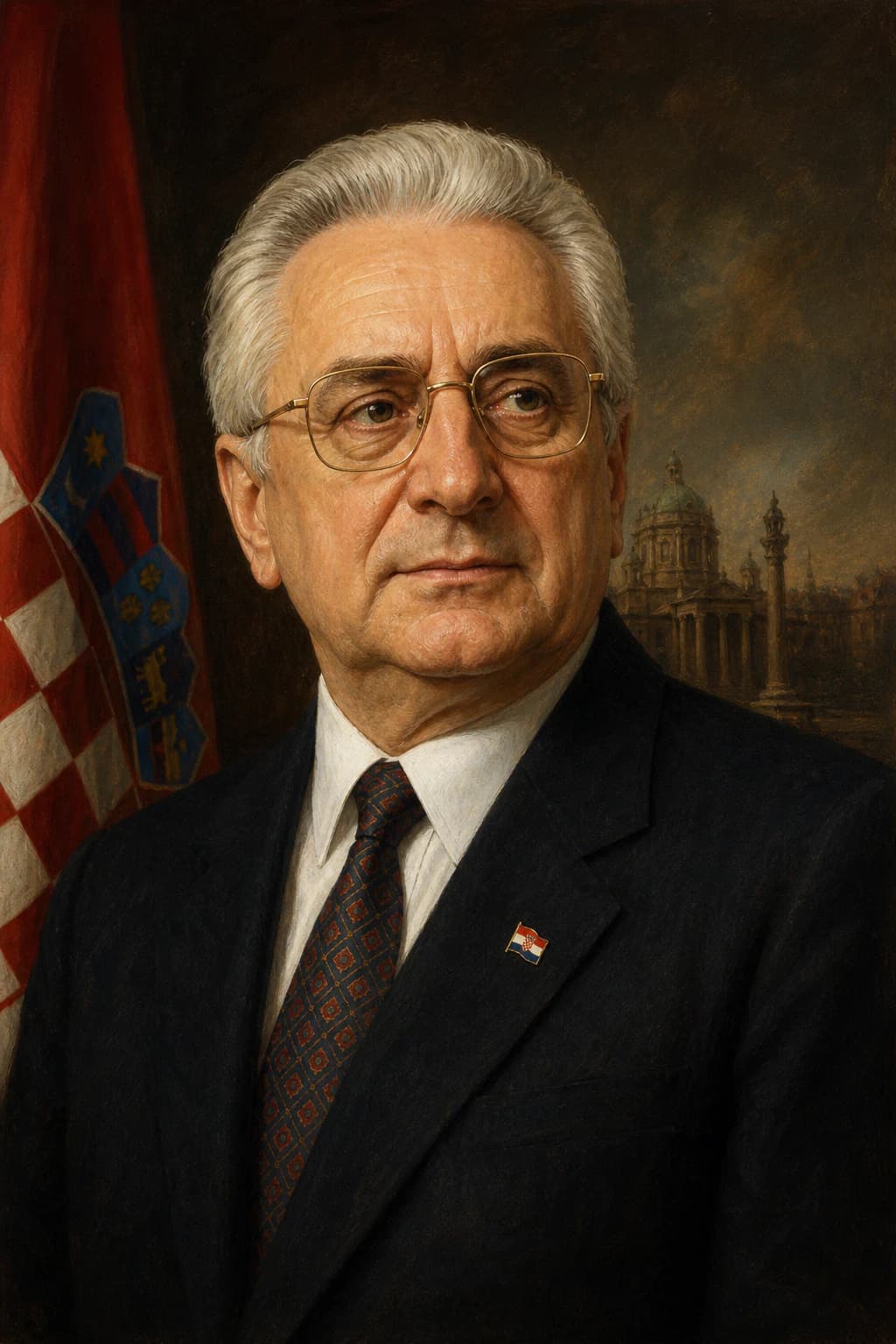 Portrait of Franjo Tudman