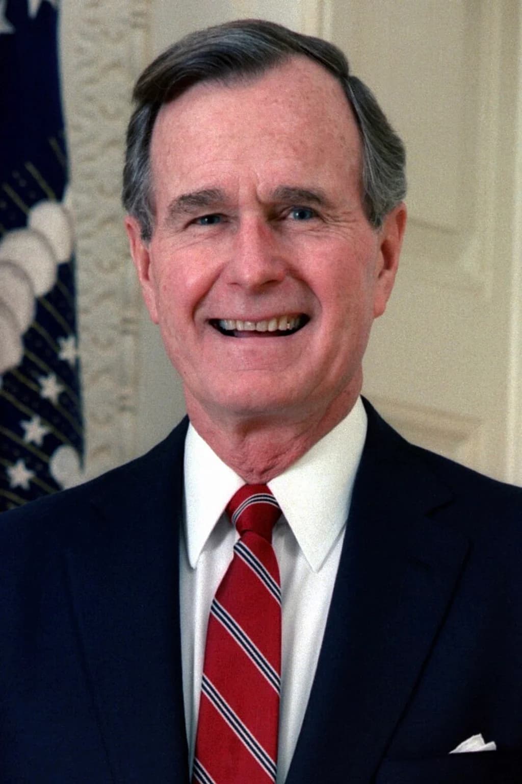 Portrait photograph of George H. W. Bush