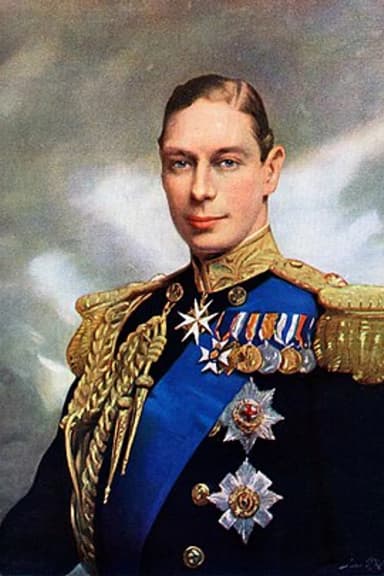 Portrait photograph of George VI