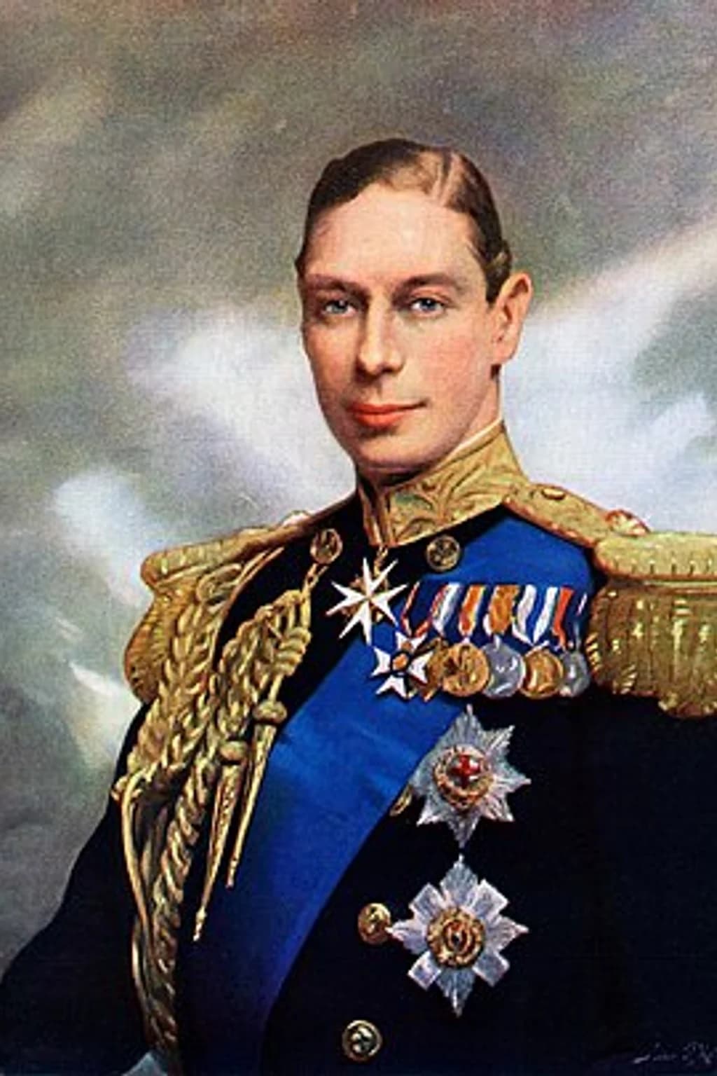 Portrait photograph of George VI