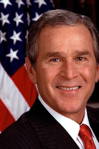 Official portrait photograph of George W. Bush
