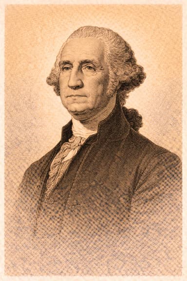 Portrait of George Washington in formal revolutionary attire