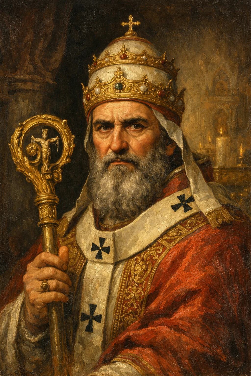 Portrait of Pope Gregory VII