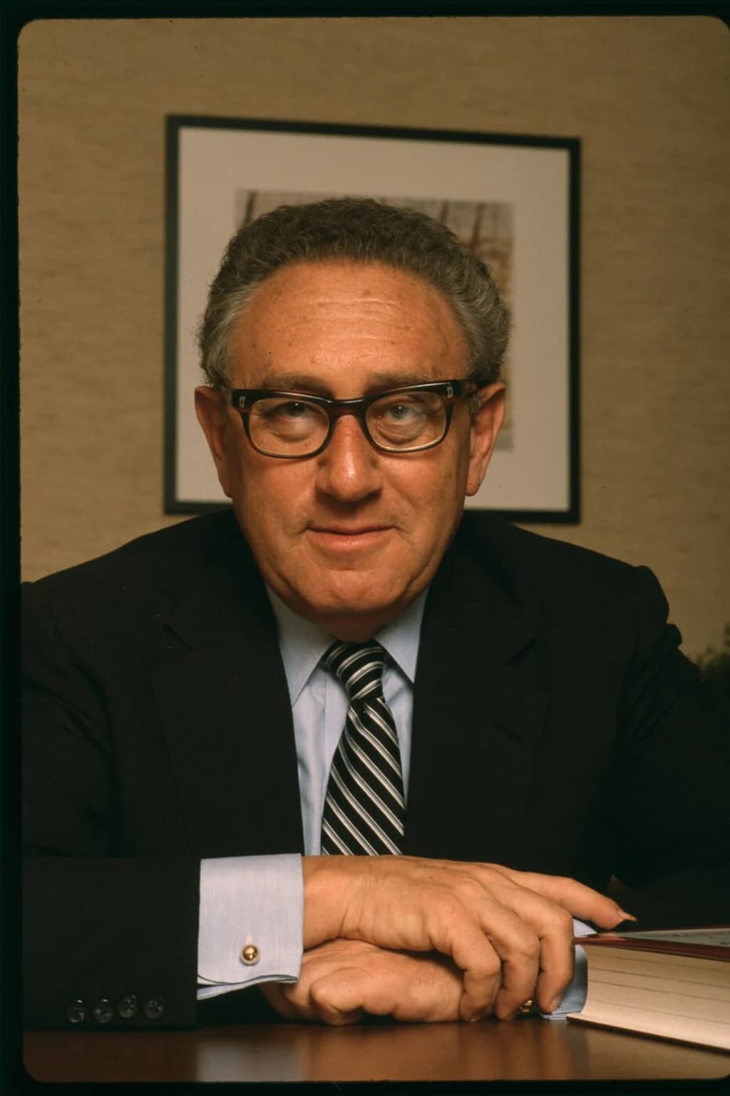 Portrait photograph of Henry Kissinger