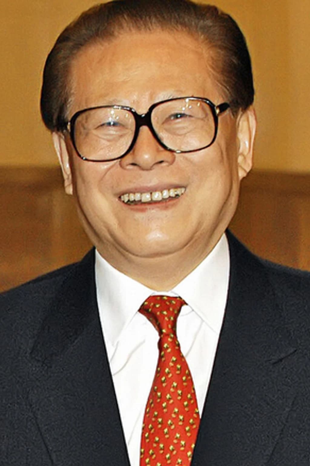 Portrait photograph of Jiang Zemin