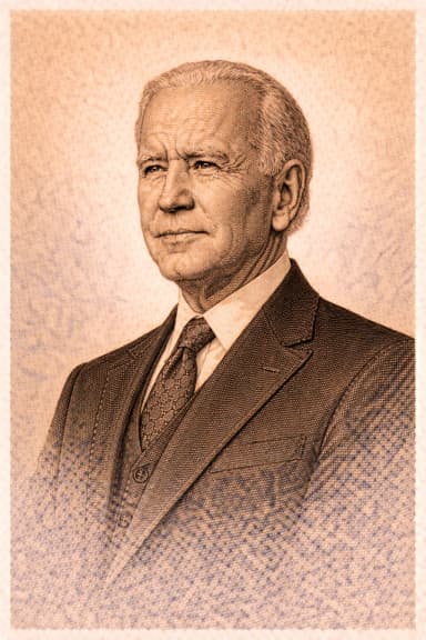 Portrait of Joe Biden in formal presidential attire