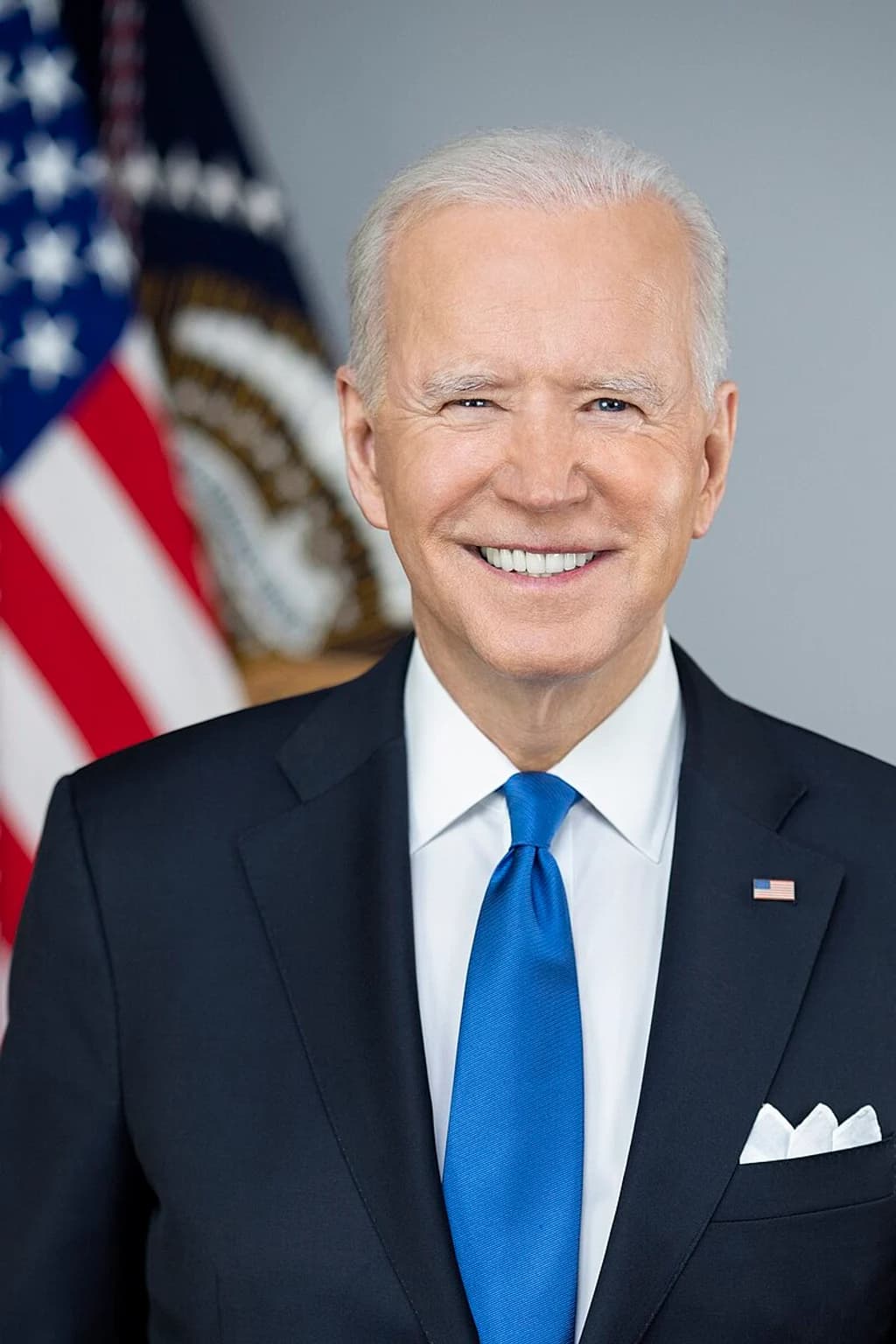 Official portrait photograph of Joe Biden