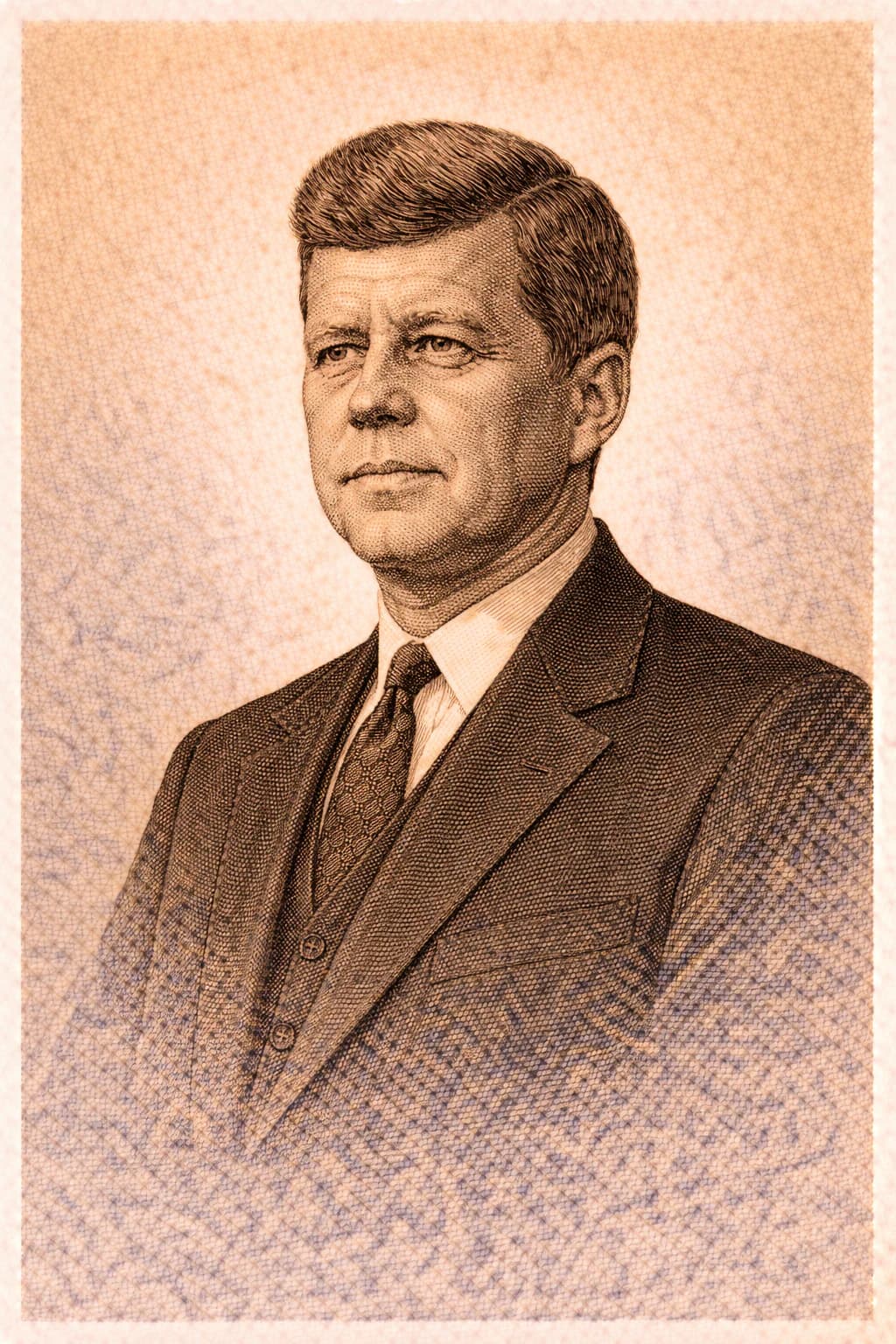 Portrait of John F. Kennedy in formal presidential attire