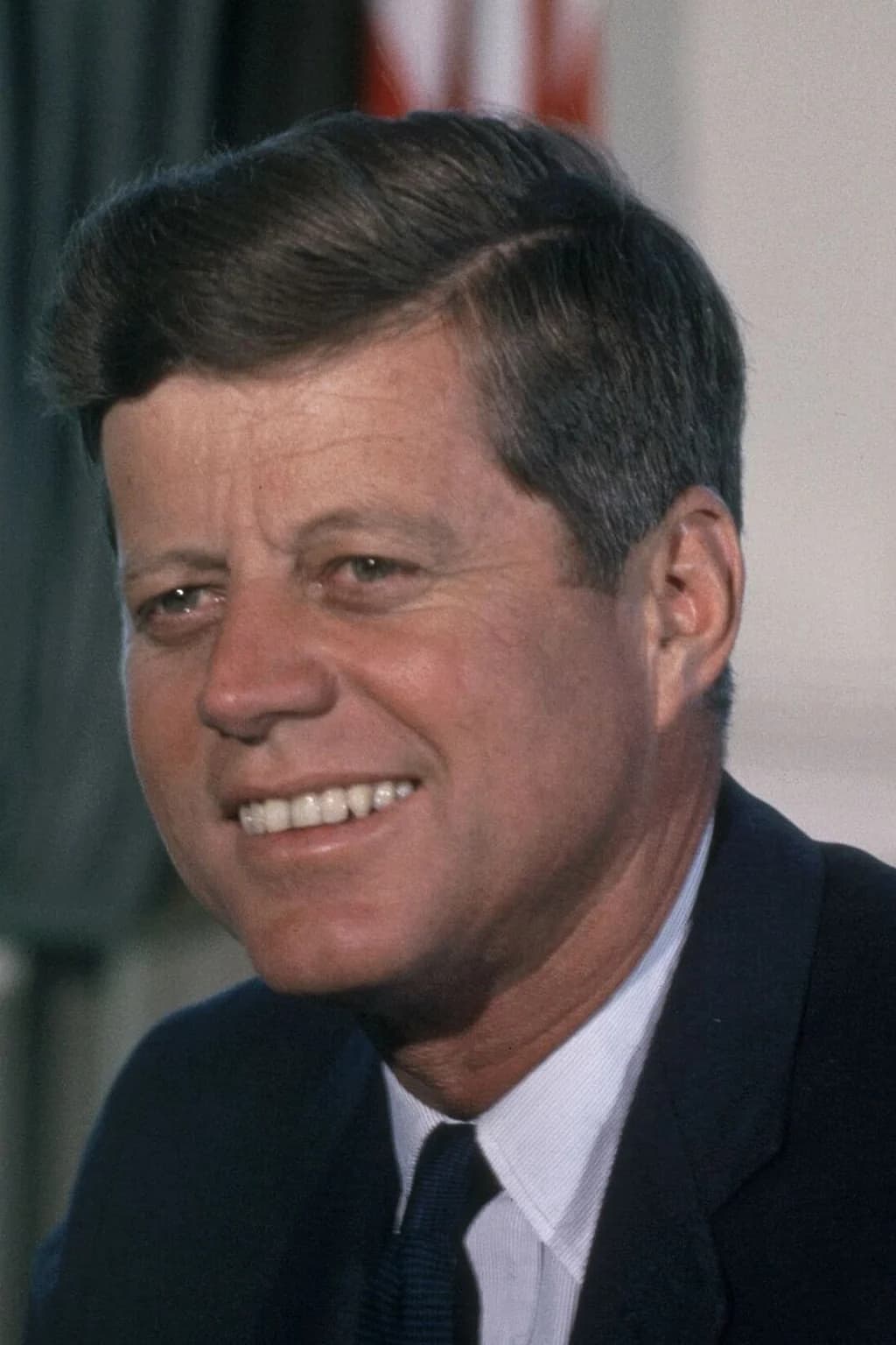 Portrait photograph of John F Kennedy