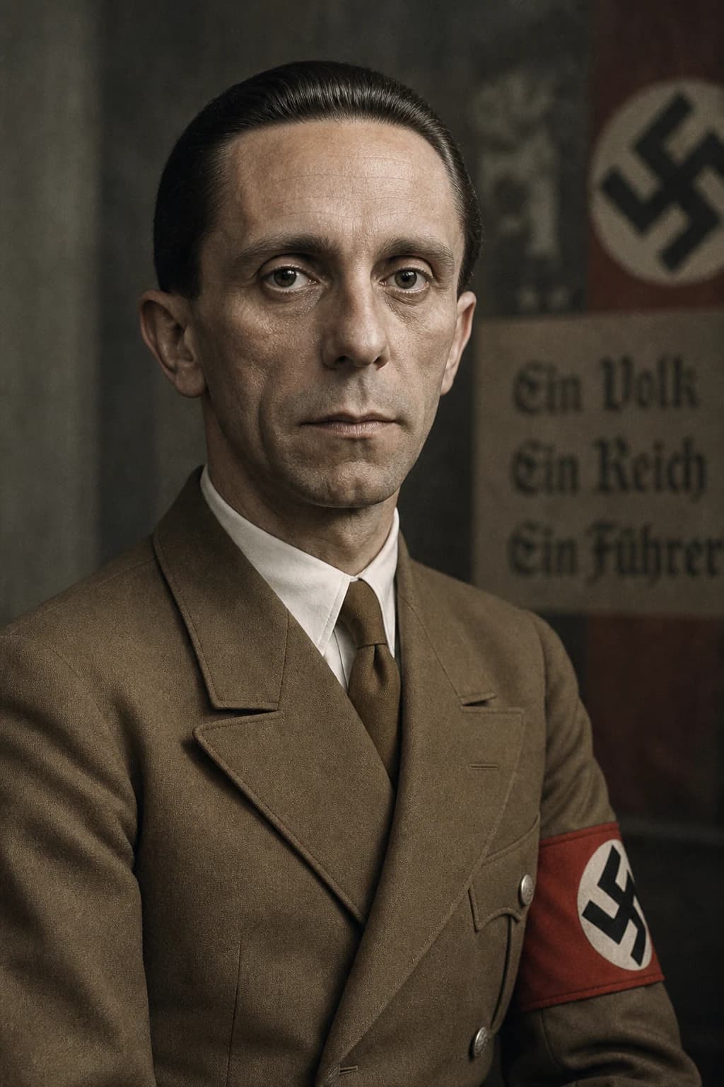 AI-generated portrait of Joseph Goebbels