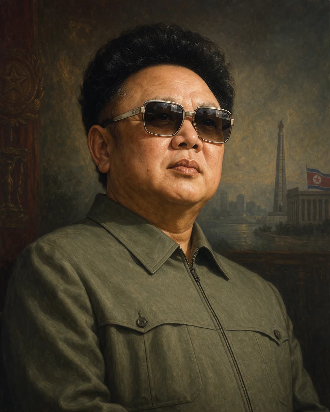 Portrait of Kim Jong Il