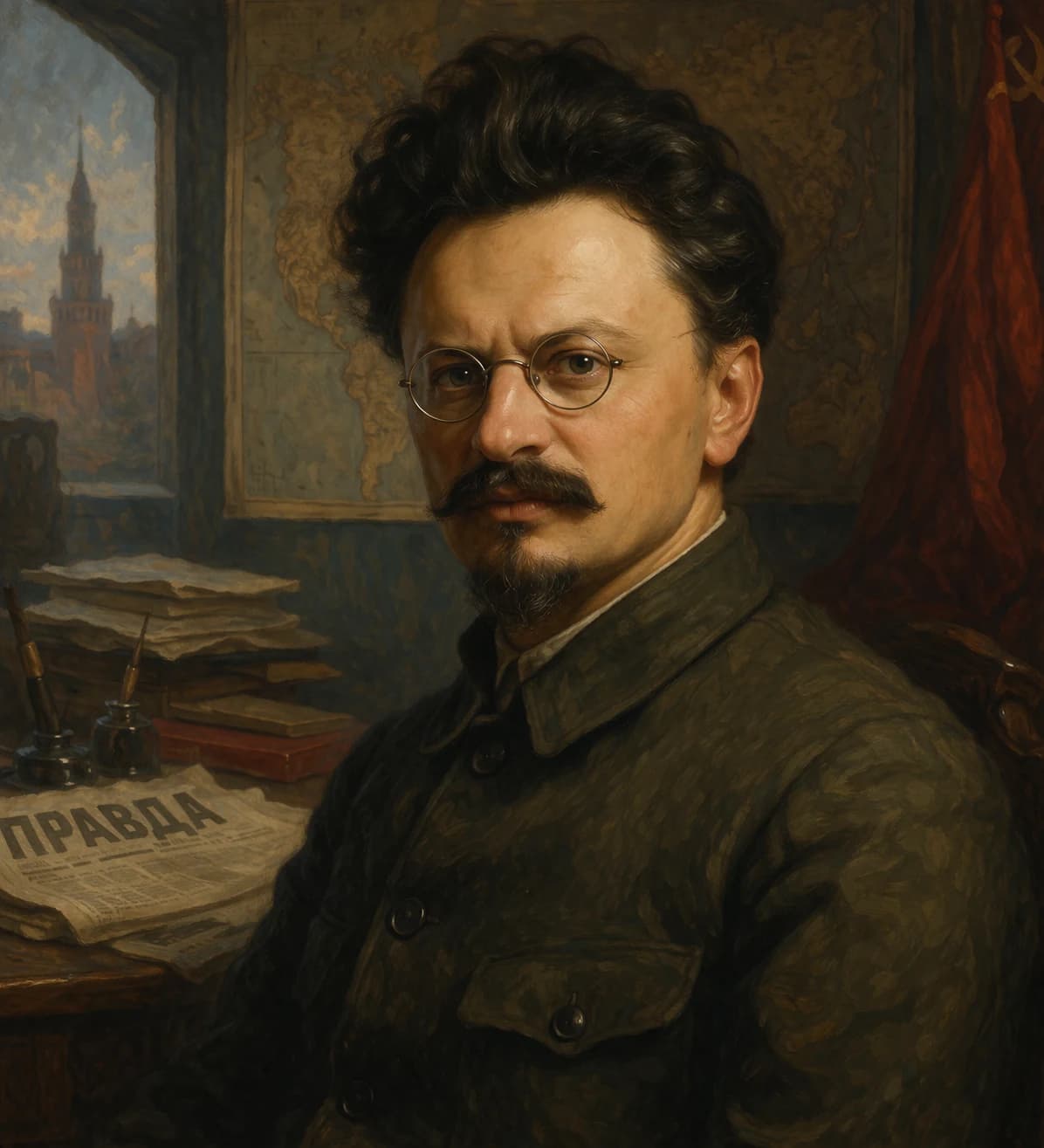 Portrait of Leon Trotsky