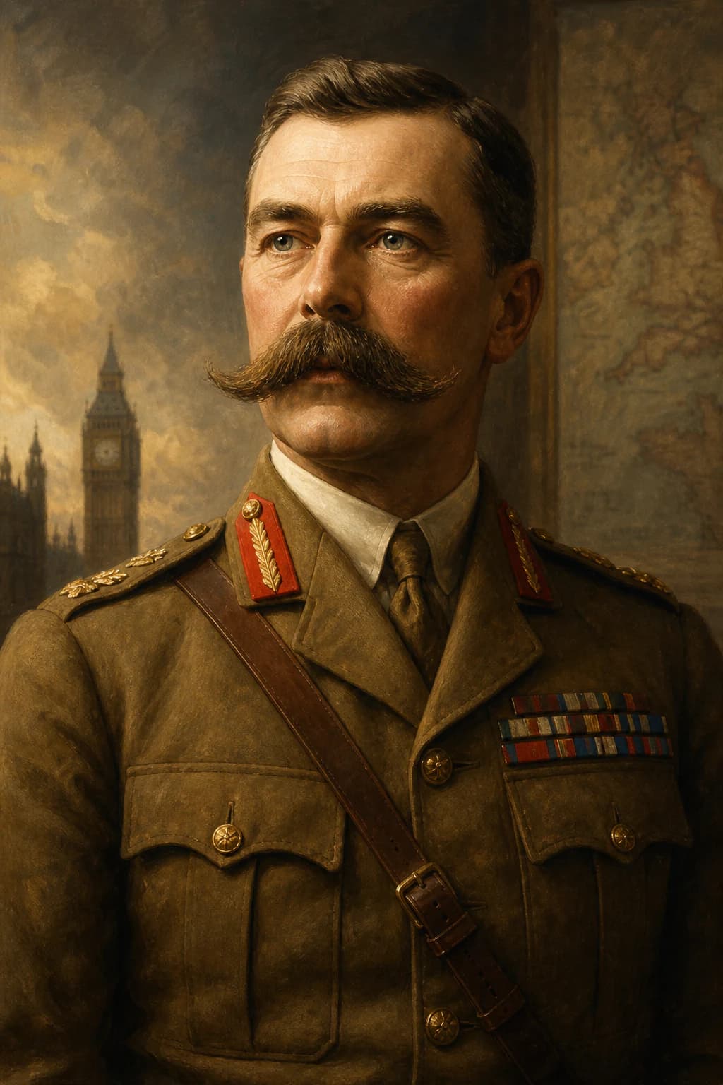 AI-generated portrait of Lord Kitchener