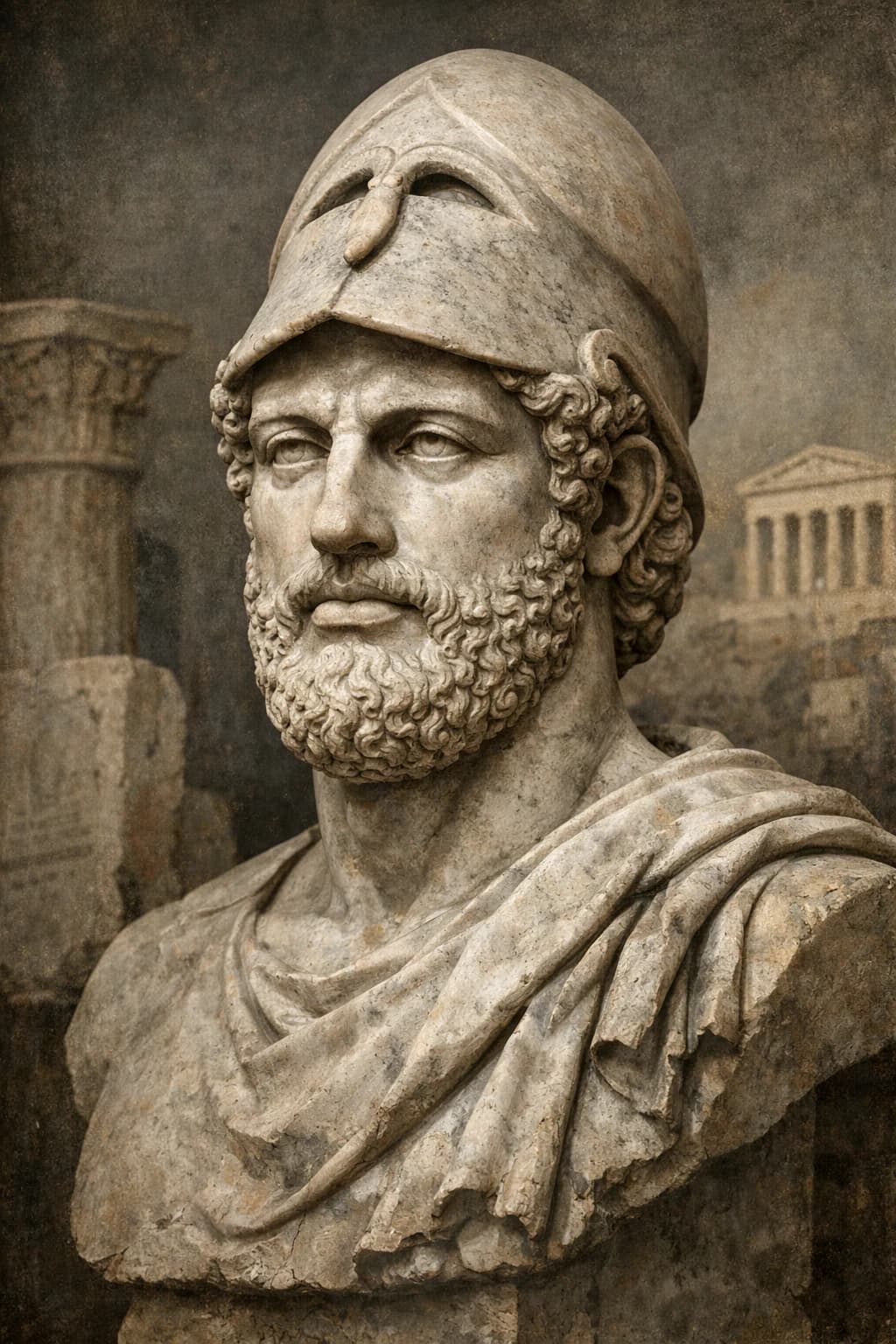 Portrait of Pericles, Athenian statesman