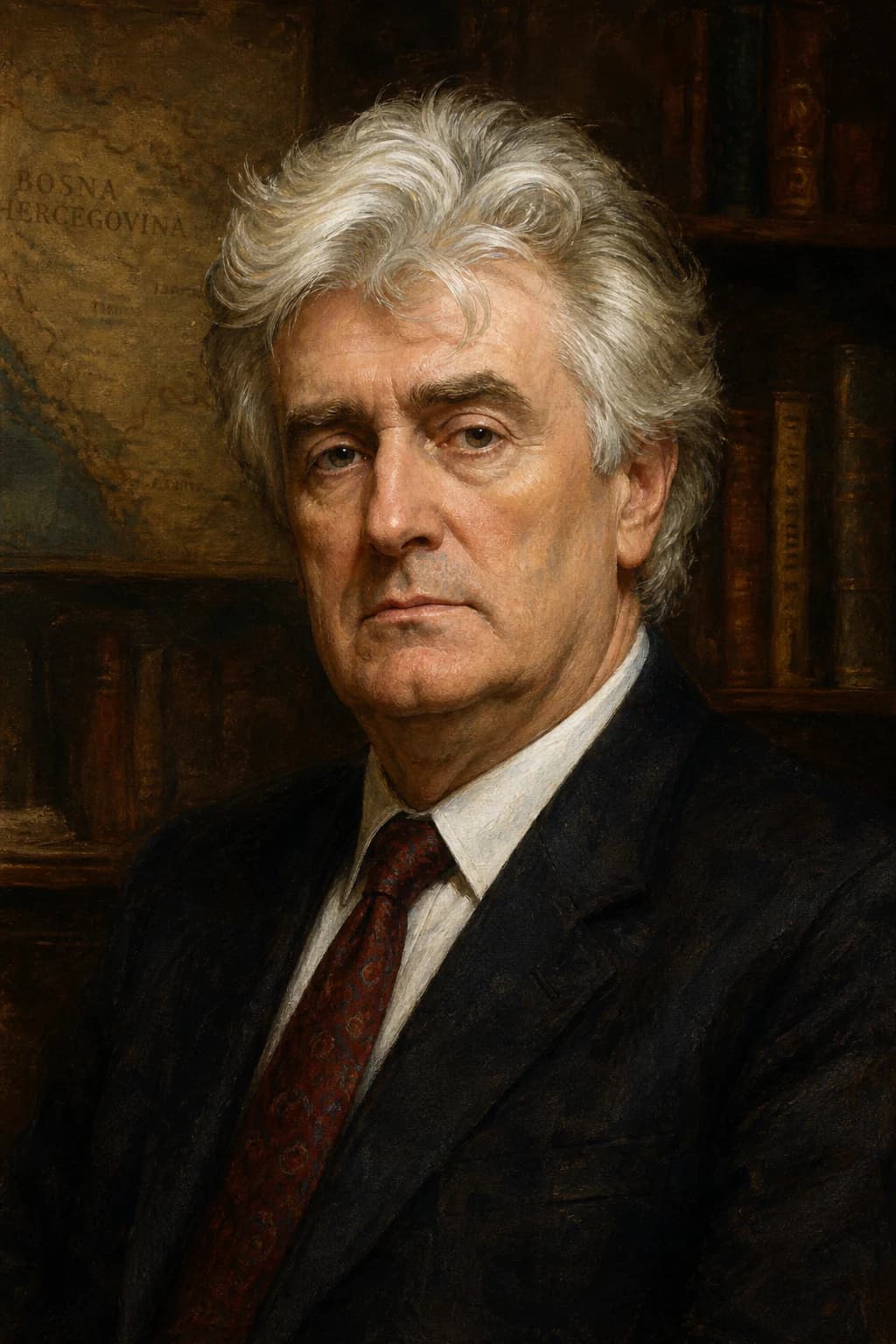 Portrait of Radovan Karadzic