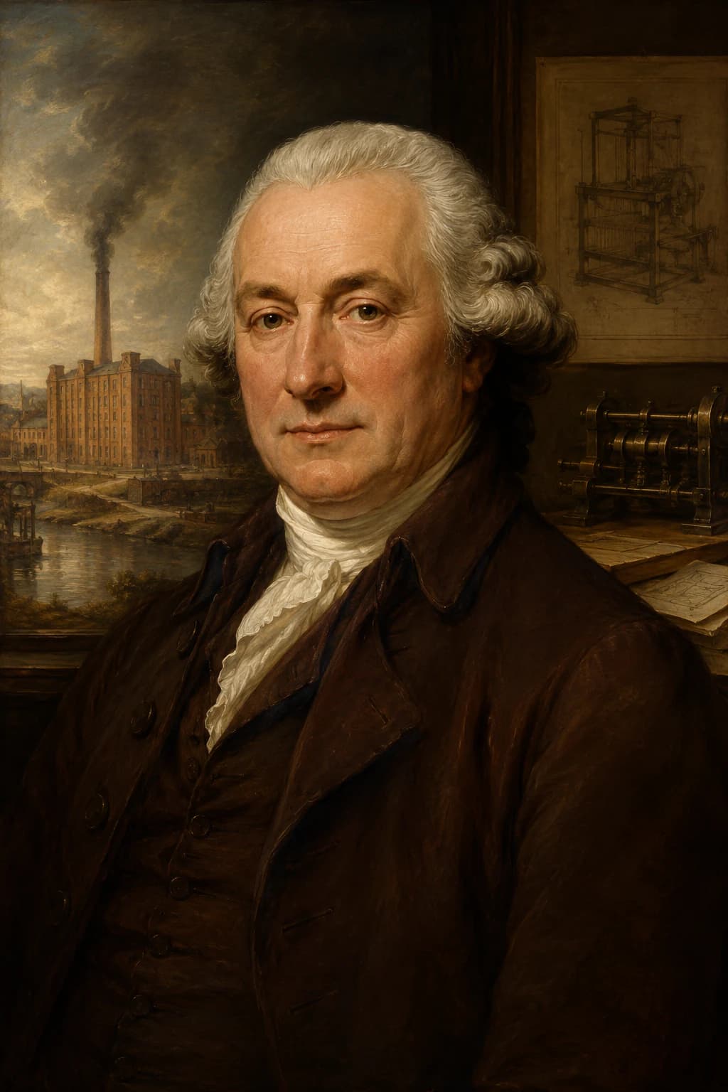 Portrait of Richard Arkwright