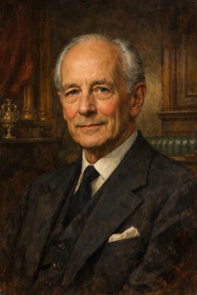 Portrait of Sir Alec Douglas-Home in formal ministerial attire