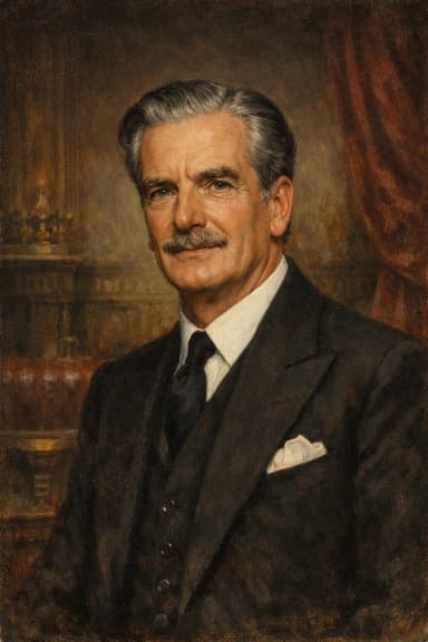 Portrait of Sir Anthony Eden in formal ministerial attire