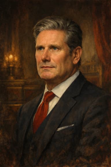 Portrait of Sir Keir Starmer in formal attire