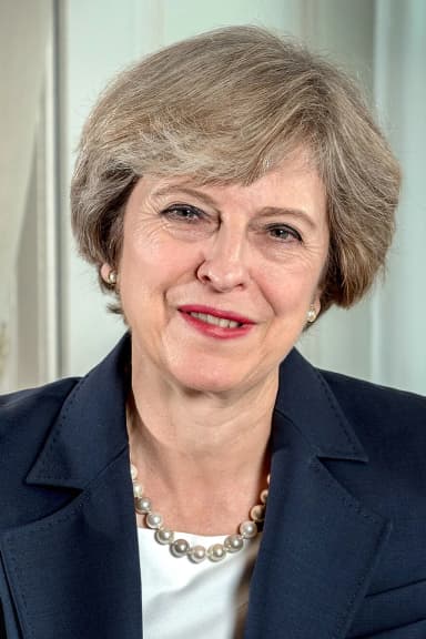 Official portrait photograph of Theresa May