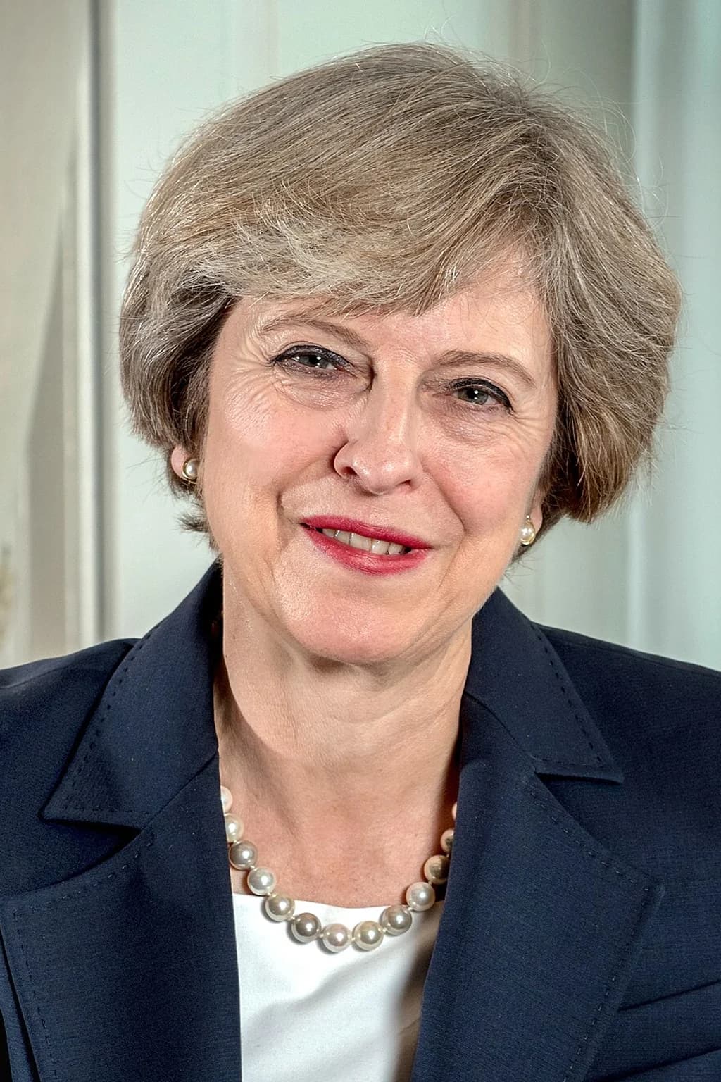 Official portrait photograph of Theresa May