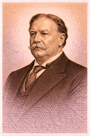 Portrait of William Howard Taft in formal presidential attire