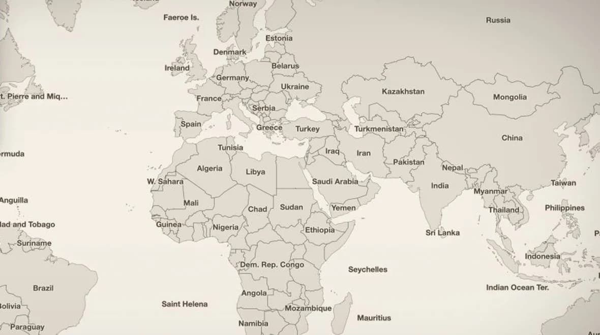 Stories of History country map explorer showing the live map interface