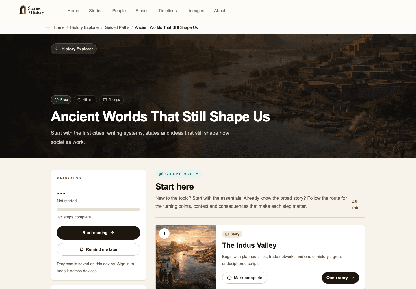 Ancient Worlds Path screenshot