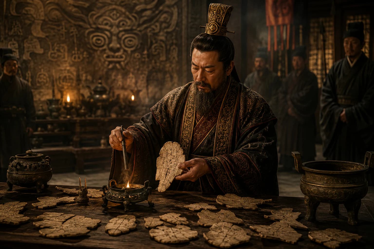Oracle Bones and Royal Divination