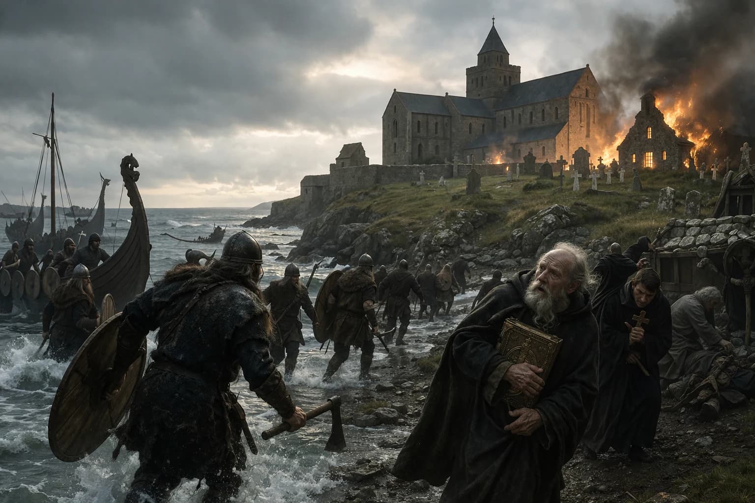 The Raid on Lindisfarne