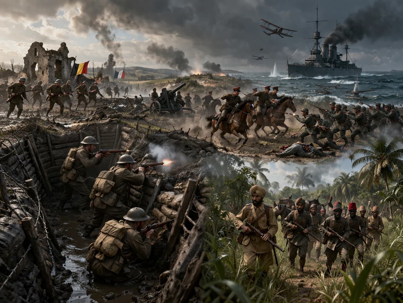 War Spreads Across Continents