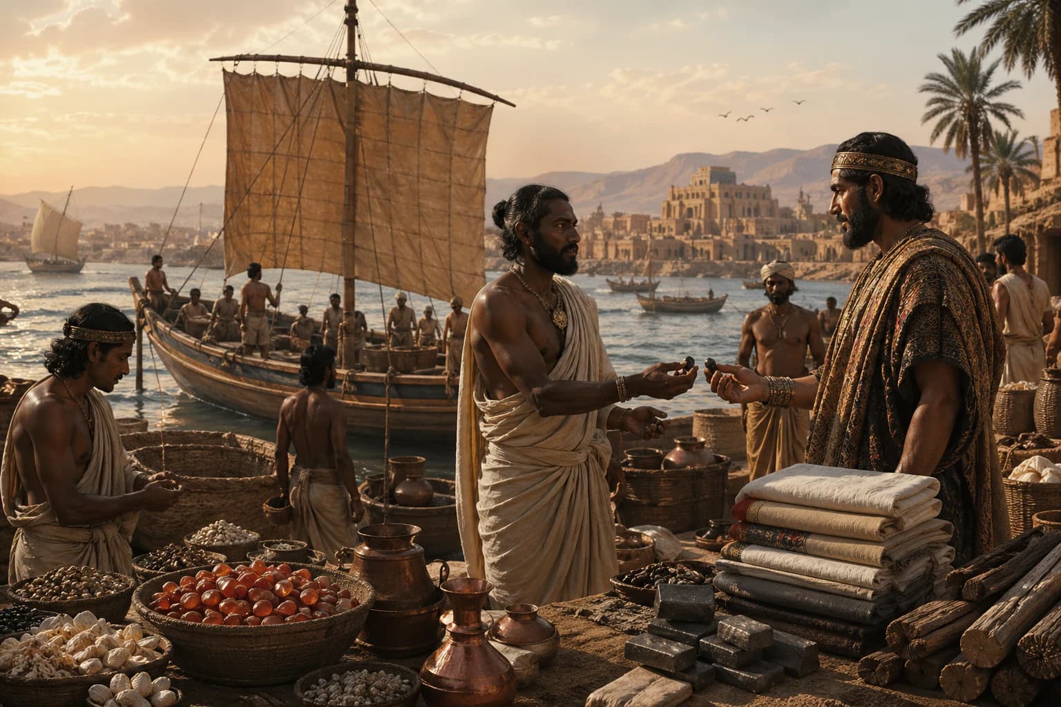 Trade Across Land and Sea
