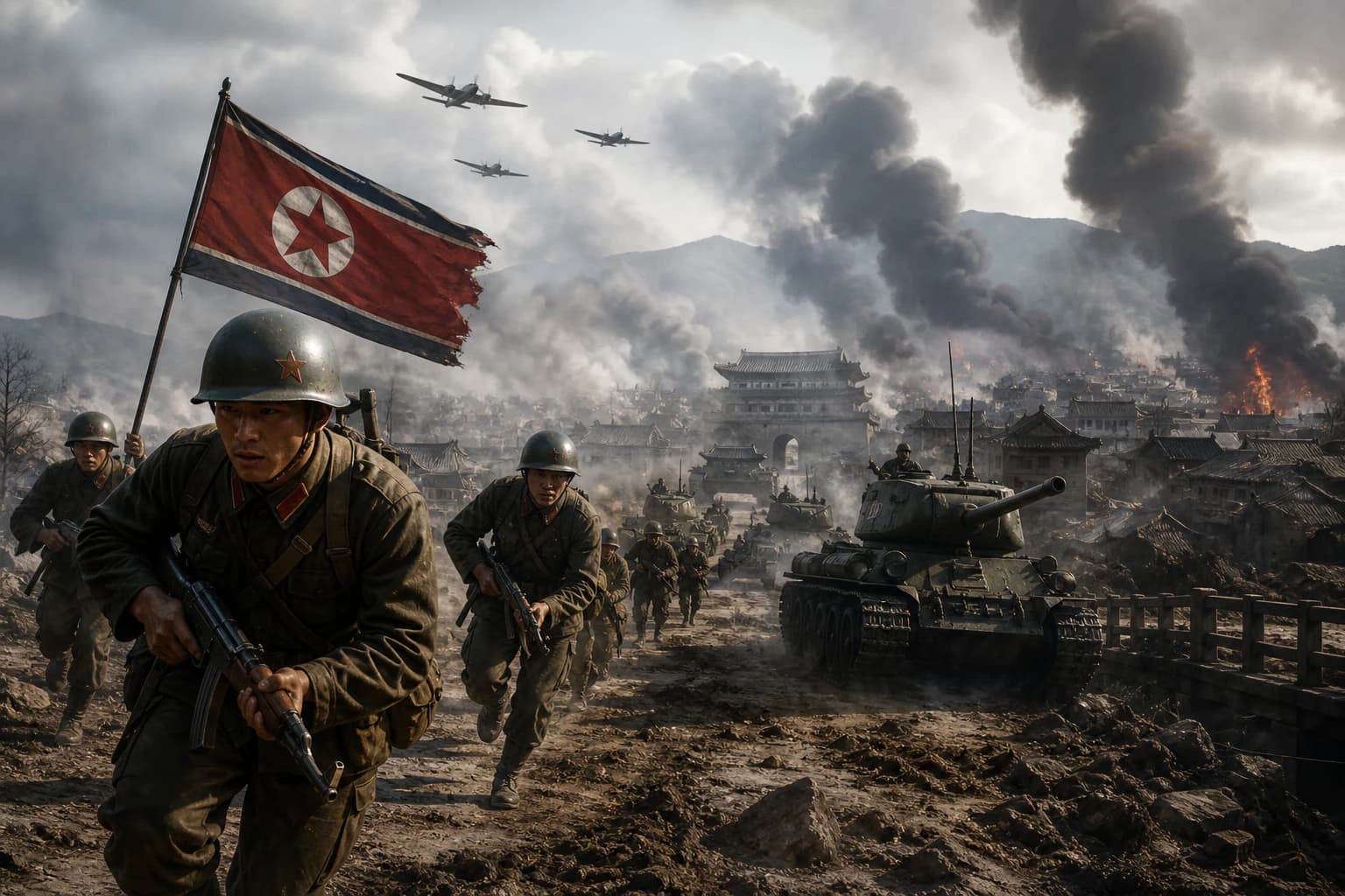 The North Korean Invasion