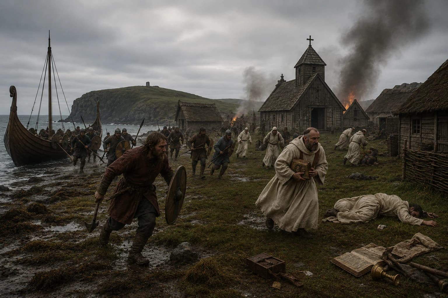 The Raid on Lindisfarne